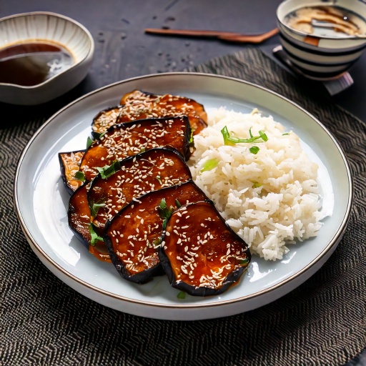 Miso Glazed Eggplant