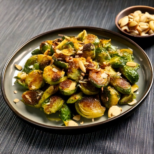 Garlic Roasted Brussels Sprouts